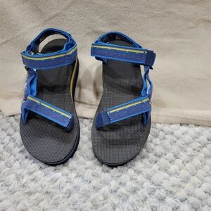 Teva Blue and Yellow Women's Sandals